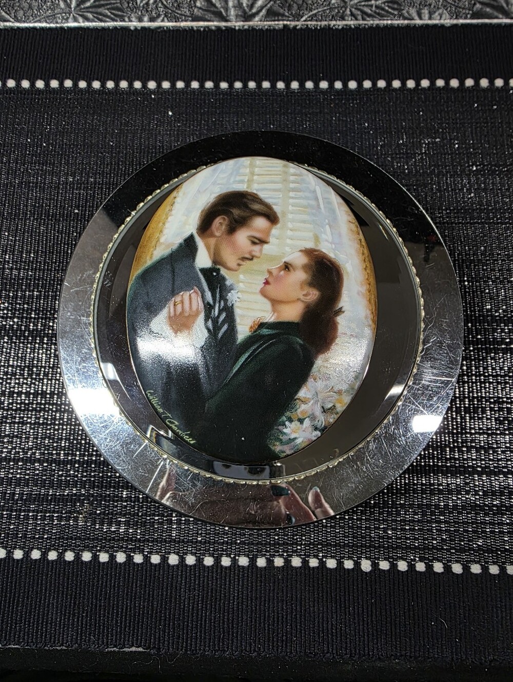 W.L. George "The Proposal" Porcelain Music Box From Gone With The Wind